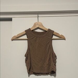 SHEIN Brown Crop Top